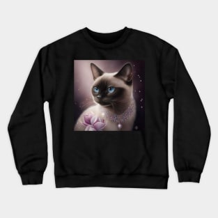 Siamese Kitten Crewneck Sweatshirt